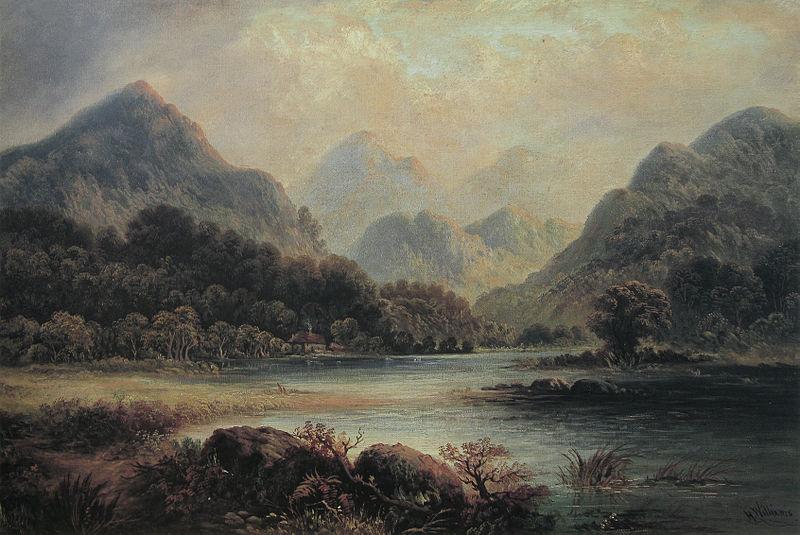 Hugh William Williams Glencoe Sweden oil painting art
